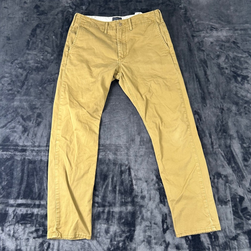 Levi's XX Chino Pants Mens 30x30 Khaki‎ Tan Straight Slim Twill 329410016